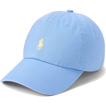 Sapkák ívelt kék állítható Cotton Chino Classic Sport Polo Ralph Lauren