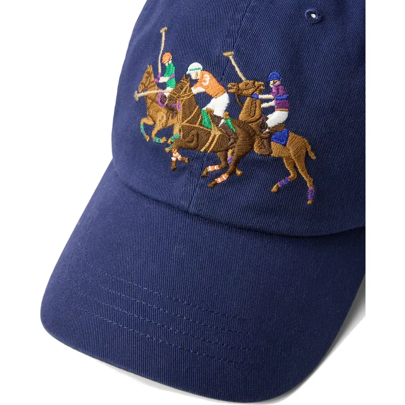 sapkak-ivelt-sotetkek-allithato-twill-triple-pony-polo-ralph-lauren