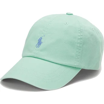 Sapkák ívelt zöld állítható pánt Polo Ralph Lauren