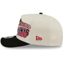 new-era-curved-brim-9fifty-a-frame-classic-chicago-blackhawks-nhl-beige-and-black-snapback-cap