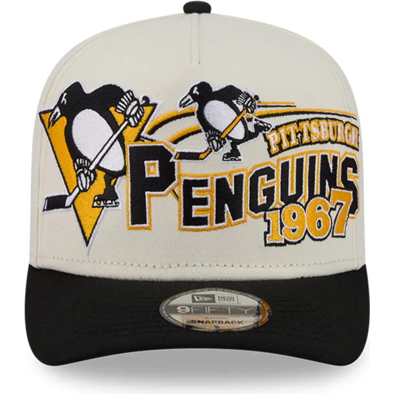 beige-kurvad-keps-snapback-9fifty-a-frame-classic-pittsburgh-penguins-nhl-fran-new-era