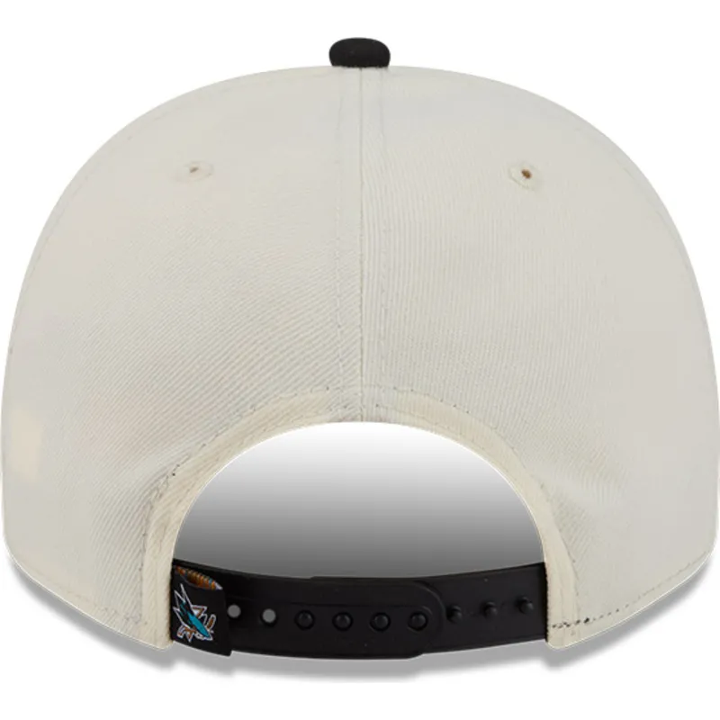 sapkak-ivelt-bezs-snapback-9fifty-a-frame-classic-san-jose-sharks-nhl-new-era