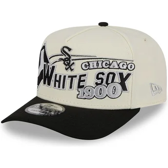Sapkák ívelt bézs snapback 9FIFTY A Frame Classic Chicago White Sox MLB New Era