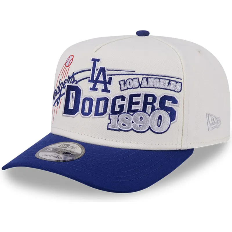 sapkak-ivelt-bezs-snapback-9fifty-a-frame-classic-los-angeles-dodgers-mlb-new-era