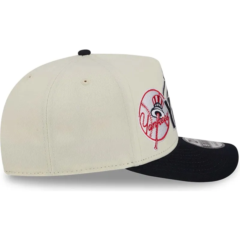 sapkak-ivelt-bezs-snapback-9fifty-a-frame-classic-new-york-yankees-mlb-new-era
