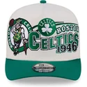 gorra-curva-beige-y-verde-snapback-9fifty-a-frame-classic-de-boston-celtics-nba-de-new-era