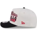 new-era-curved-brim-9fifty-a-frame-classic-chicago-bulls-nba-beige-and-black-snapback-cap