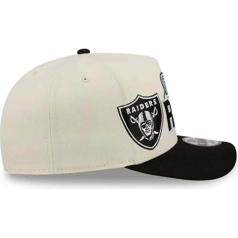 sapkak-ivelt-bezs-snapback-9fifty-a-frame-classic-las-vegas-raiders-nfl-new-era