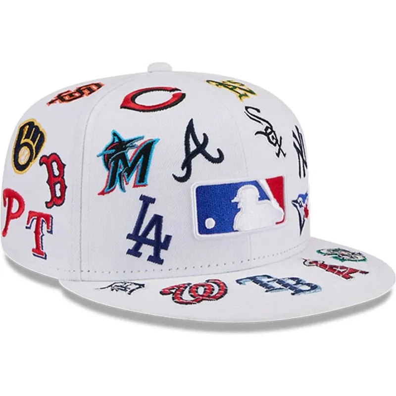 gorra-plana-blanca-ajustada-59fifty-all-over-de-mlb-de-new-era