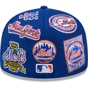 gorra-plana-azul-ajustada-59fifty-all-over-de-new-york-mets-mlb-de-new-era