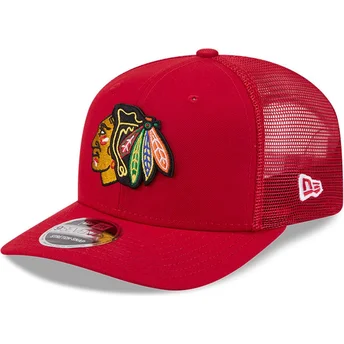 Sapkák ívelt piros snapback 9SEVENTY Stretch Snap EG Chicago Blackhawks NHL New Era