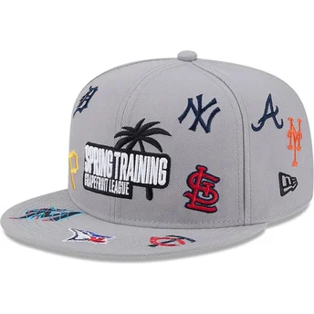 Sapkák lapos szürke snapback 9FIFTY Scattered Grapefruit League MLB New Era