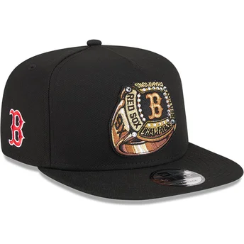 Sapkák lapos fekete snapback 9FIFTY A Frame Ring Boston Red Sox MLB New Era