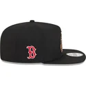 schwarze-flache-snapback-kappe-9fifty-a-frame-ring-der-boston-red-sox-mlb-von-new-era