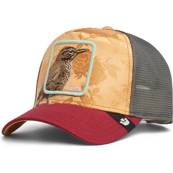 Gorra trucker multicolor pájaro Fuerte Costa Rica Thrush...
