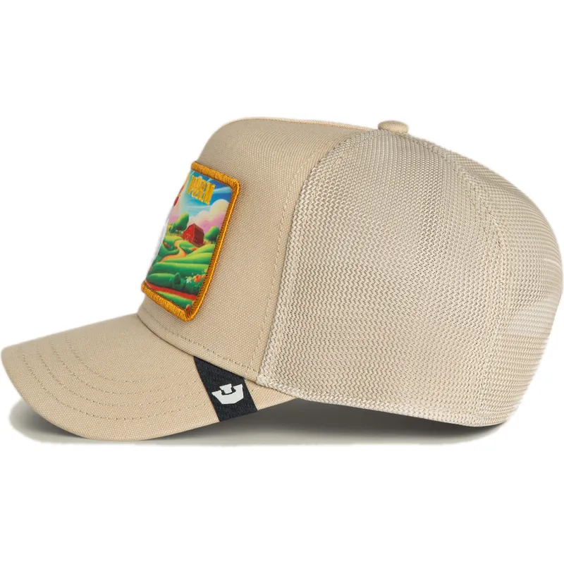 sapkak-ivelt-bezs-snapback-get-that-worm-greener-grass-the-farm-goorin-bros