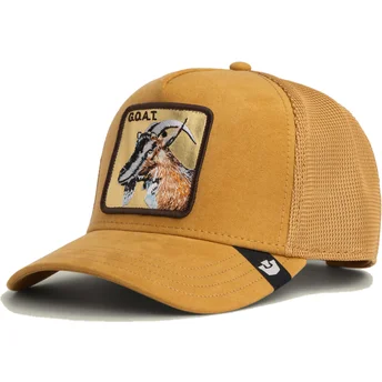 Trucker-Cap braun Ziege Golden Goat Metallic The Farm von Goorin Bros.