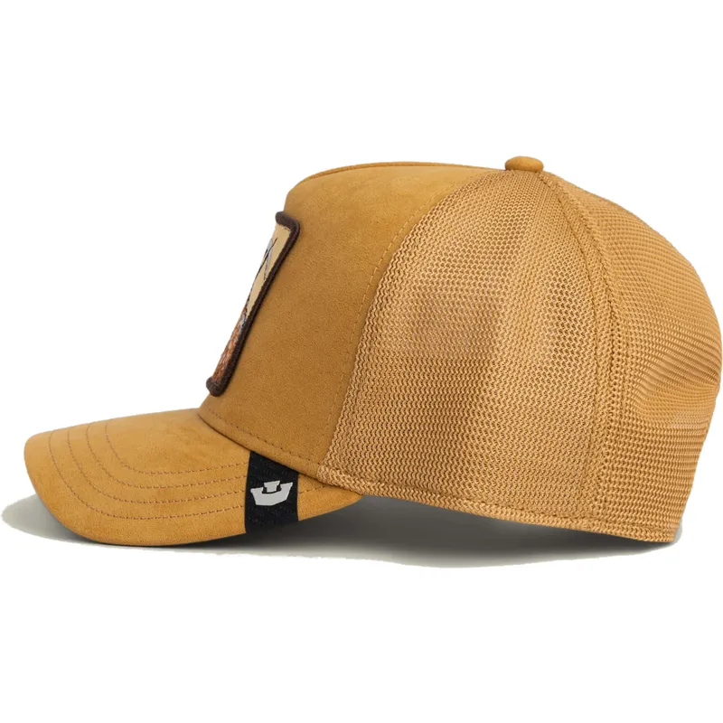 gorra-trucker-marron-cabra-golden-goat-metallic-the-farm-de-goorin-bros
