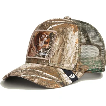 Gorra trucker camuflaje perro Realtree Edge Grump Dog The Farm de Goorin Bros.
