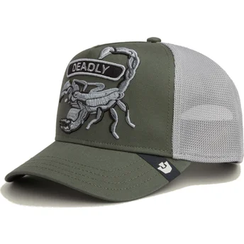 Sapkák ívelt zöld snapback Classic Rocker Deadly The Farm Goorin Bros.