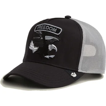Sapkák ívelt fekete snapback Classic Rocker Freedom The Farm Goorin Bros.