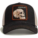 svart-trucker-keps-med-dodskalle-cancelled-denim-skull-the-farm-fran-goorin-bros