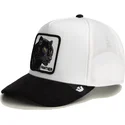gorra-trucker-blanca-y-negra-pantera-microsuede-black-panther-the-farm-de-goorin-bros