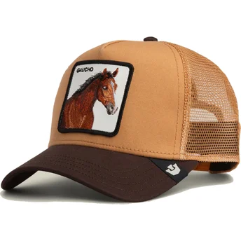 Sapkák ívelt barna snapback Gaucho The Farm Goorin Bros.