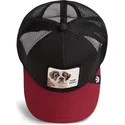 trucker-cap-schwarz-und-rot-hund-crush-top-dog-the-farm-von-goorin-bros