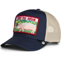 truckerkeps-marinbla-gris-livin-the-dream-greener-grass-the-farm-fran-goorin-bros