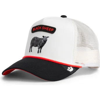 Trucker Cap weiß und schwarz Schaf Pop Rocker Sheep The Farm von Goorin Bros.