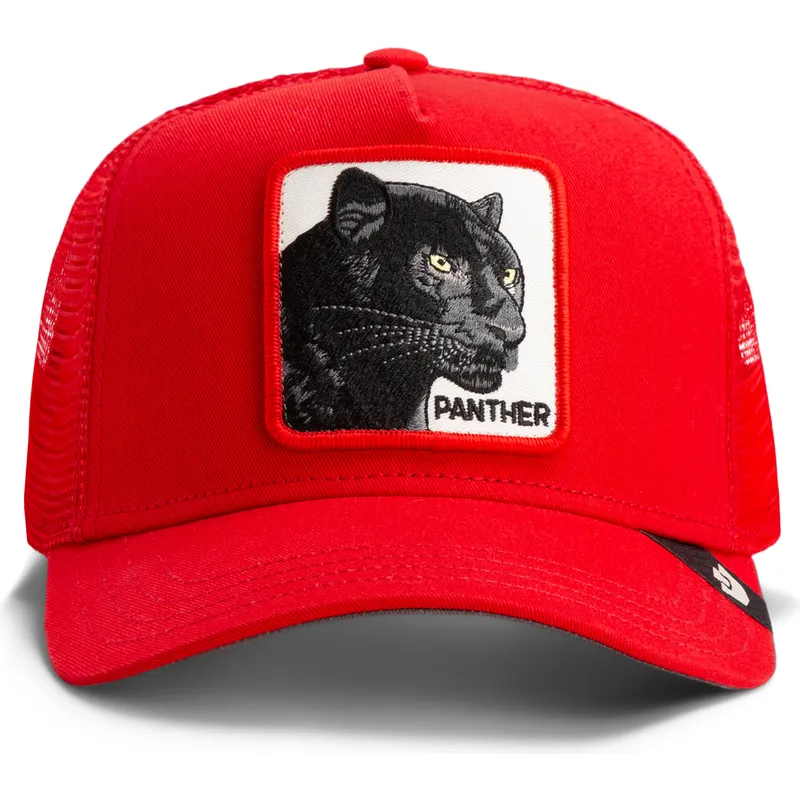 rote-trucker-kappe-panther-rush-panther-the-farm-von-goorin-bros