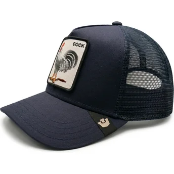 Sapkák ívelt sötétkék snapback Edge Cock The Farm Goorin Bros.
