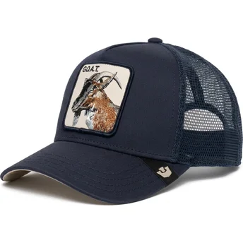 Sapkák ívelt sötétkék snapback Edge Goat The Farm Goorin Bros.