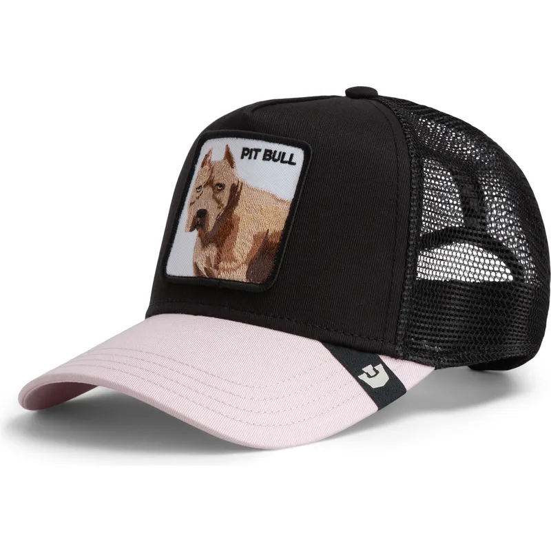 svart-trucker-keps-whisper-the-pitbull-the-farm-fran-goorin-bros