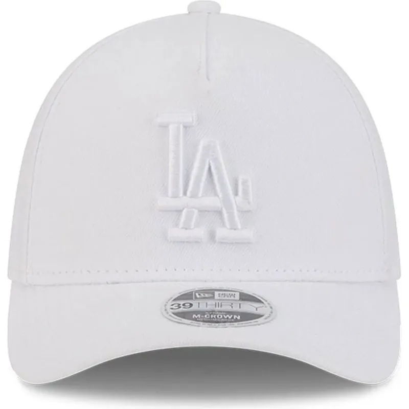 weisse-gebogene-angepasste-39thirty-m-crown-a-frame-kappe-der-los-angeles-dodgers-mlb-von-new-era