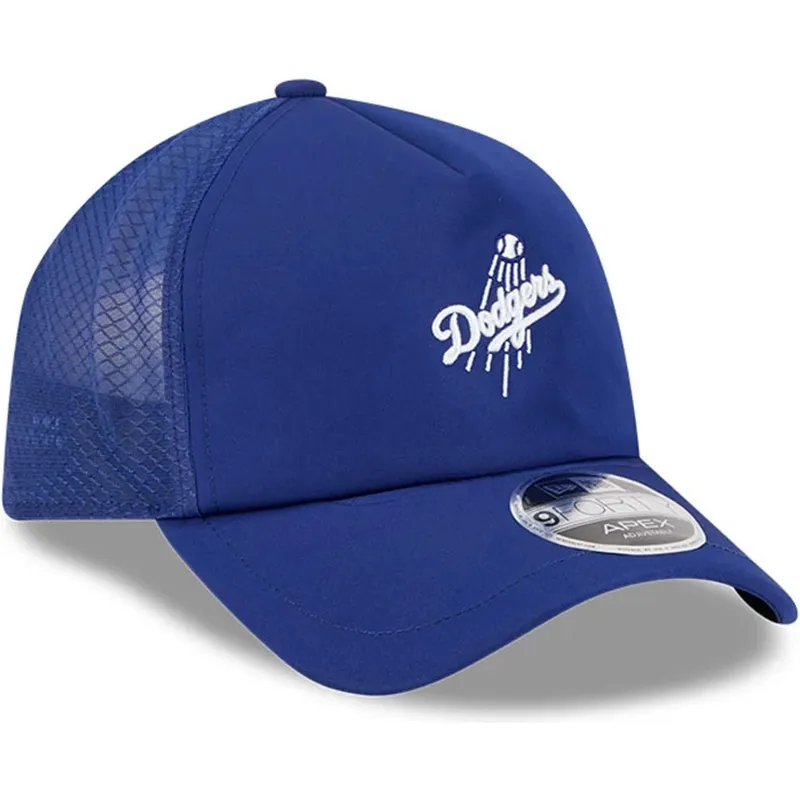 blaue-trucker-kappe-9forty-apex-bp-der-los-angeles-dodgers-mlb-von-new-era