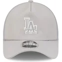 graue-trucker-cap-9forty-apex-bp-der-los-angeles-dodgers-mlb-von-new-era