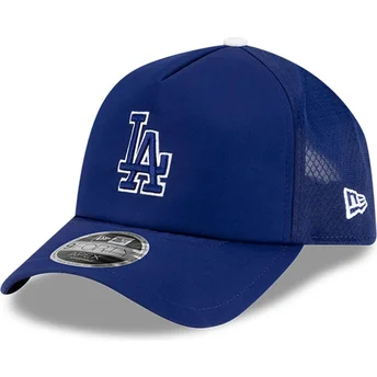 Blaue Trucker-Kappe 9FORTY APEX Batting Practice der Los Angeles Dodgers MLB von New Era