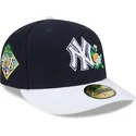 marineblaue-und-weisse-gebogene-angepasste-59fifty-spring-training-kappe-der-new-york-yankees-mlb-von-new-era