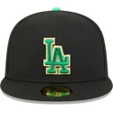 svart-platt-keps-justerad-59fifty-saint-patrick-s-day-los-angeles-dodgers-mlb-fran-new-era