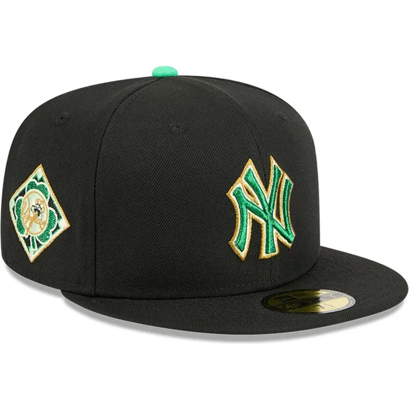 svart-platt-keps-justerad-59fifty-saint-patrick-s-day-fran-new-york-yankees-mlb-av-new-era