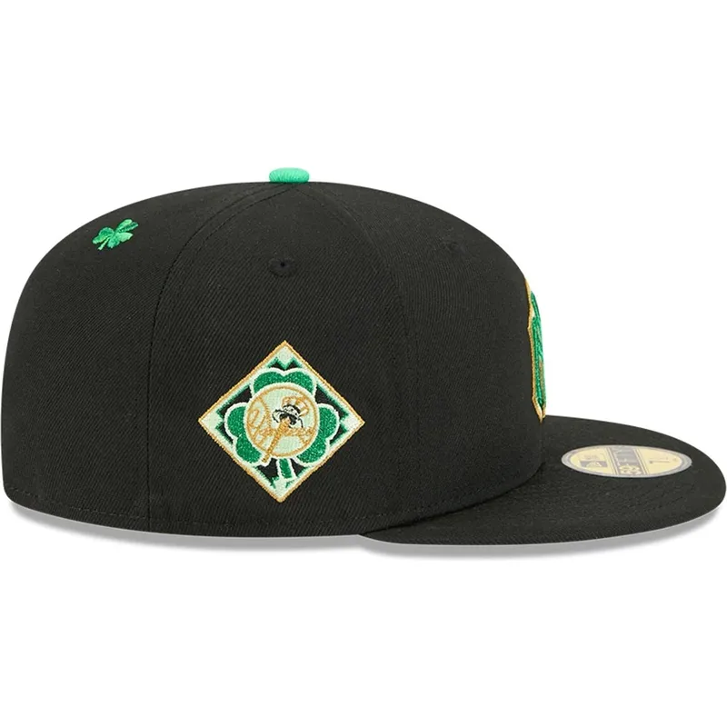 new-era-flat-brim-59fifty-saint-patrick-s-day-new-york-yankees-mlb-black-fitted-cap