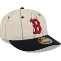 bojd-beige-justerad-keps-59fifty-retro-crown-linen-fran-boston-red-sox-mlb-av-new-era