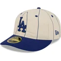 cap-ivelt-bezhov-reguliran-59fifty-retro-crown-linen-los-angeles-dodgers-mlb-new-era