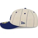 bojd-beige-justerad-keps-59fifty-retro-crown-linen-los-angeles-dodgers-mlb-fran-new-era