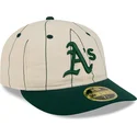 cap-ivelt-bezhov-reguliran-59fifty-retro-crown-linen-oakland-athletics-mlb-new-era