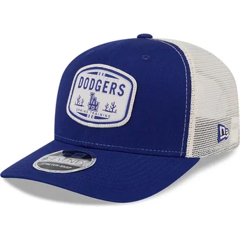 New Era 9SEVENTY Stretch Snap Patch Los Angeles Dodgers MLB Blue Trucker Hat