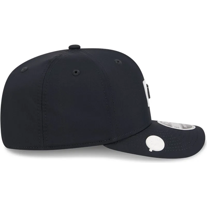 marineblaue-gebogene-snapback-kappe-9seventy-stretch-snap-clubhouse-der-new-york-yankees-mlb-von-new-era