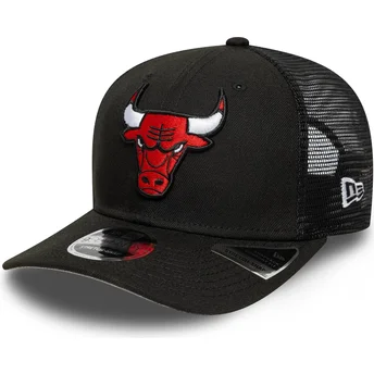 Sapkák ívelt fekete snapback 9SEVENTY Stretch Snap Eg Chicago Bulls NBA New Era